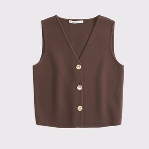 Abercrombie LuxeLoft V-Neck Vest